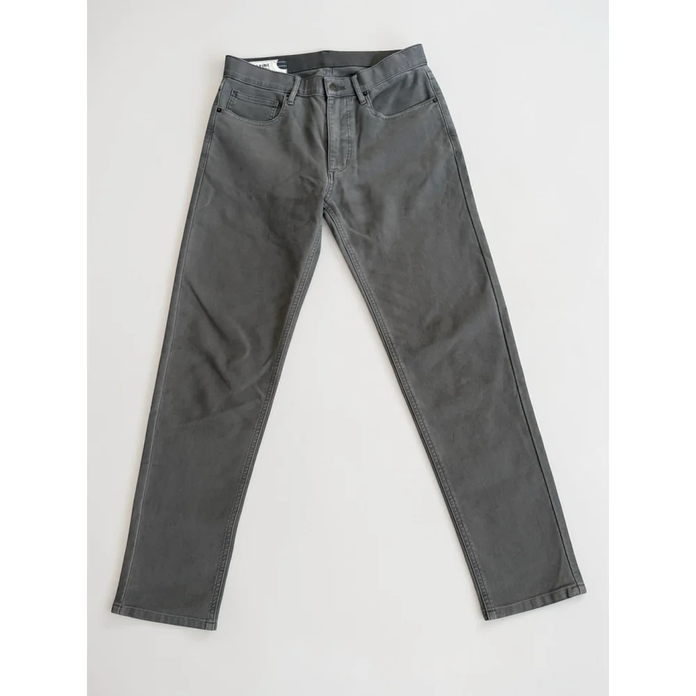 Marine Layer Men's Slim-Straight Leg Jeans Size 30x30‎ Gray Stretch Casual